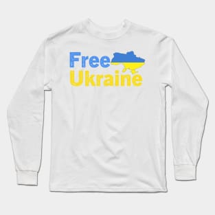 Free Ukraine Support Ukraine Long Sleeve T-Shirt